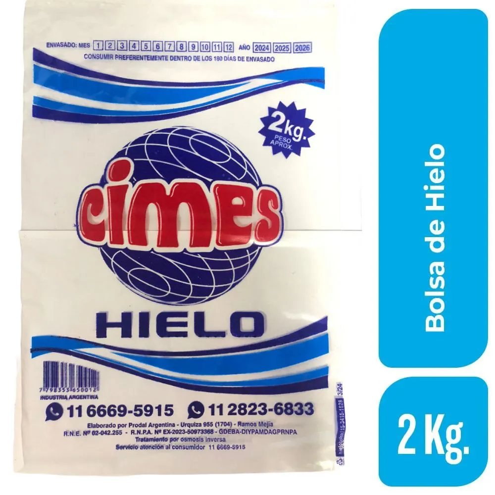Hielo en Bolsa 2kg